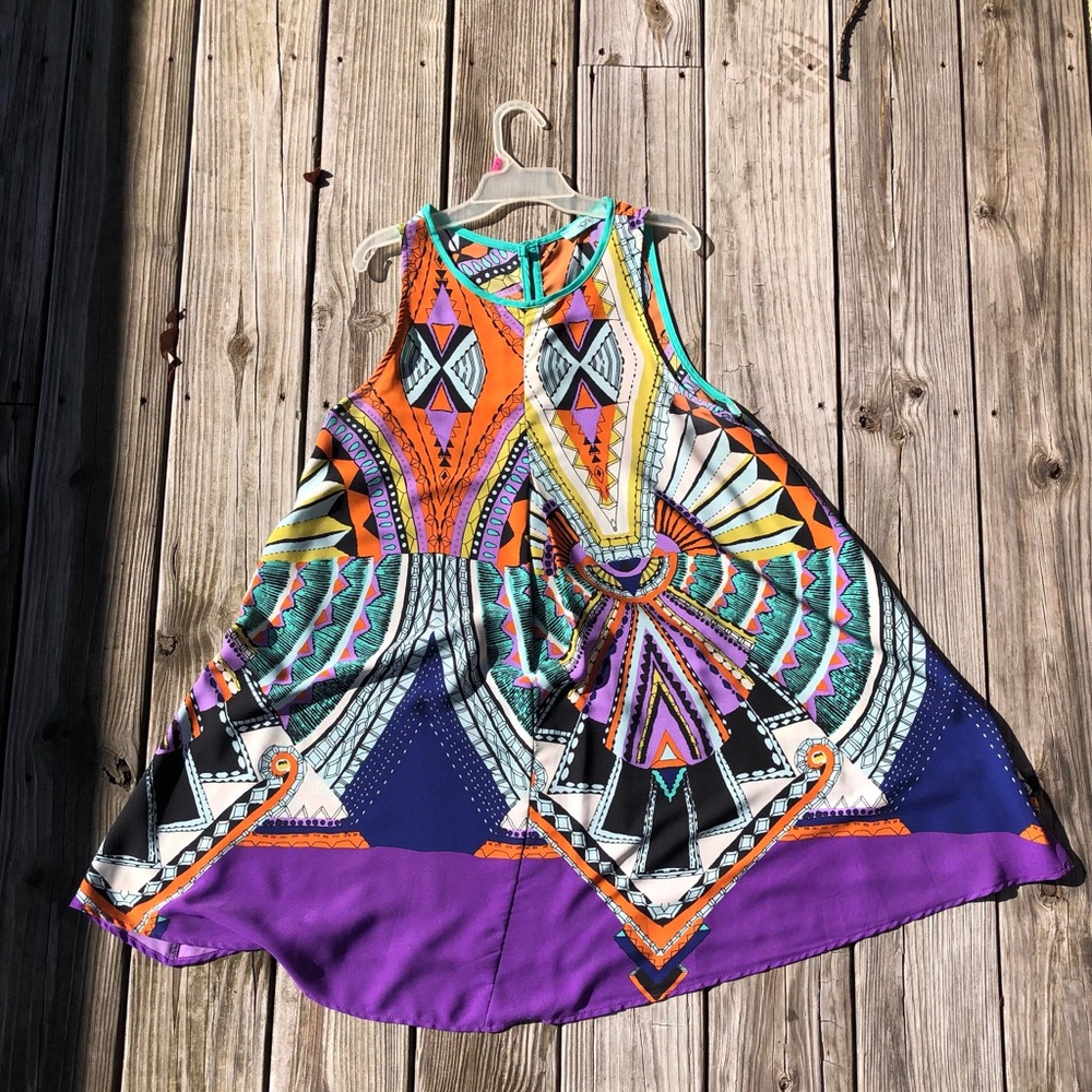 Karlie multicolor dress! My tall girls it may be short in you!! Really pretty!